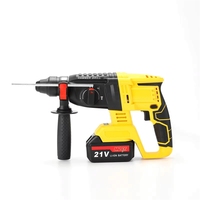 Marteau perforateur rotatif sans fil 21V, multifonctionnel, rechargeable, qualité industrielle, moteur sans balais, puissance d'entrée 800W, 26mm