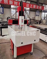 Semi-cerrado pesado de estructura de acero de molde de metal cnc router 3 ejes de la máquina de fresado cnc CA-4040 CA-6060
