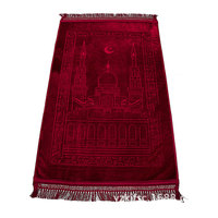Großhandel Polyester Muslimischer Dicker Gebetsteppich Individuell Kinder Gebetsmatte Bestseller Waschbar und Gepolstert für Zuhause und Reisen