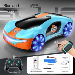 รถโมเดลล้ำยุคบังคับวิทยุแบบตรวจจับท่าทาง 2.4GHz ขายดีใน <span class=keywords><strong>TikTok</strong></span> พร้อมฟังก์ชั่น 360 องศา °   ไฟหมุนและสเปรย์เจ็ท - Product Image 6