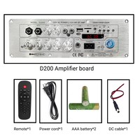 D2000 yüksek güç ev amplifikatör kurulu ile orijinal IC 100W + 100W + 200W TWS 2.1 kanallı süper Subwoofer yüksek ve düşük sesleri