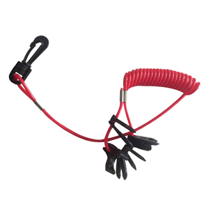 Fabricantes marinos ISURE, suministro de cuerda de extinción de barco de motor rojo, llave de yate, cuerda de resorte, accesorios marinos - Product Image 2
