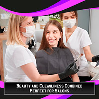 Bavettes dentaires jetables en plastique SJ 13x18 pouces, 3 plis, imperméables, absorbantes, personnalisées pour les salons de beauté et de manucure, utilisation pour les tatouages