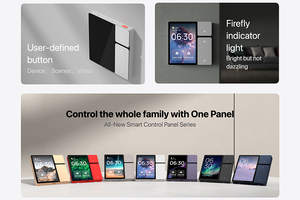 2024 vàng An ninh cuộc sống thông minh 3.5 inch màn hình cảm ứng tự động hóa nhà Touch Panel với built-in 3 gang tường thiết bị chuyển mạch - Product Image 4