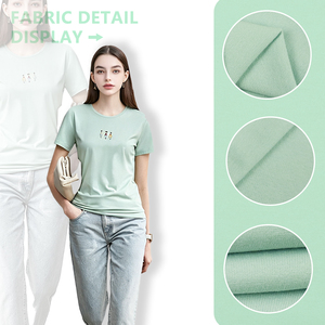 Tela Jersey de Algodón y Spandex 32S Bio Lavada, 175 cm de Ancho, 220 g/m², Ligera Elasticidad, Suave al Tacto, Cómoda para Camisetas, Chalecos y Prendas de Vestir - Product Image 4
