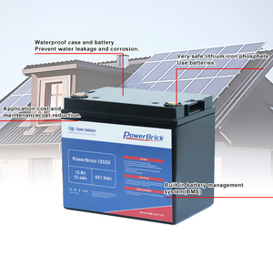 CBAK 12.8V 20-300Ah LiFePO4リチウム鉄電池モジュール 2000サイクル IP56 交換式バッテリーパック -20～60℃ 最大負荷4セル モデル12500 - Product Image 5