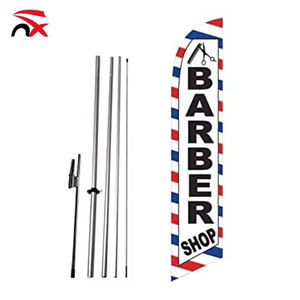 Оптовая продажа, персонализированный нож 8 футов, пляжный парикмахерский магазин, рекламный флаг с пером - Product Image 1