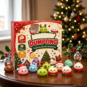 Calendario de Adviento de Navidad 2026 de Japón, Juguete Sensorial Blando de Dumpling, Set de 24 Piezas, Caja Sorpresa de Vacaciones, ¡Venta Caliente! - Product Image 5