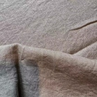 Offre Spéciale Excellent Rapport Qualité-Prix Drap de Lit 100% Lin Pur Couleur Unie avec Nœud en Lin Tissage 17 Fils Respirant et Anti-Humidité