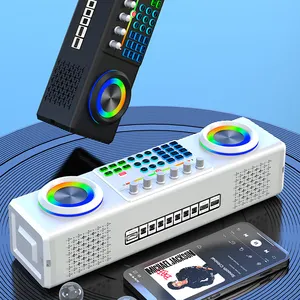 Hỗ trợ 48V điện bên ngoài USB Card âm thanh USB giao diện âm thanh XLR Mic Studio Ghi âm trực tuyến sản phẩm podcast thiết bị Kit