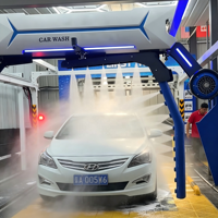 Lave-auto automatique 360, lave-auto robotisé automatique haute pression sans contact, machine de nettoyage 360