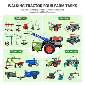 Tractor <span class=keywords><strong>de</strong></span> Arrastre Manual <span class=keywords><strong>de</strong></span> 8-32 HP, Diésel, con Pulverizador, <span class=keywords><strong>de</strong></span> Alta Resistencia, para Protección <span class=keywords><strong>de</strong></span> Cultivos y Cultivo <span class=keywords><strong>de</strong></span> Campos - Product Image 3