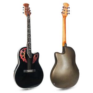 OEM Ovation 吉他 PTK-4 高品质浅黄色云杉木吉他贴花电木吉他带 EQ 功能 - Product Image 2