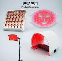 Honebright 3535 Tête sphérique en céramique LED SMD 660nm 850nm 1-3W Haute puissance Super lumineuse pour appareil de thérapie médicale et esthétique