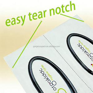 Bolsas de Plástico Impresas Personalizadas de Una Pieza para Lociones, Cosméticos, Exfoliantes Corporales, Cremas, Alimentos, Sal, Bolsa de Embalaje de Papel de Aluminio, Bolsa Doble - Product Image 3