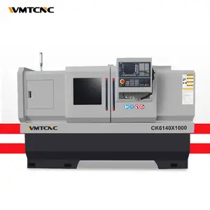 Torno automático cnc ck6140 1000mm cnc máquina de torno com controle fmanuc opcional