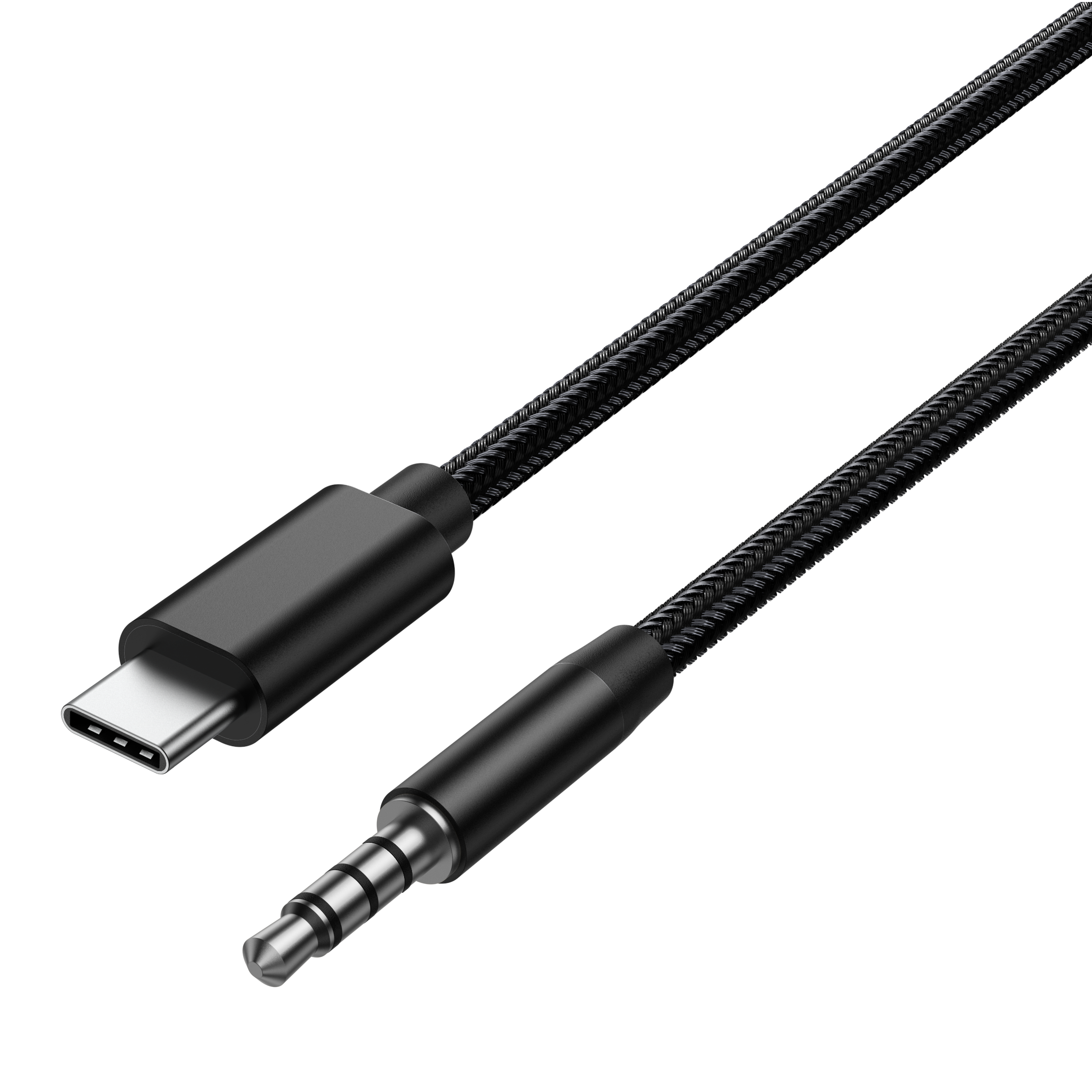 Gray USB C to 3.5mm Audiio  Male to Male