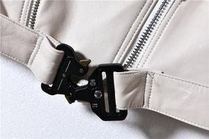 <span class=keywords><strong>Di</strong></span> alta Qualità Giacche <span class=keywords><strong>di</strong></span> <span class=keywords><strong>Pelle</strong></span> per le Signore Bianco Corto Donna <span class=keywords><strong>di</strong></span> Fantasia <span class=keywords><strong>Giacca</strong></span> <span class=keywords><strong>di</strong></span> <span class=keywords><strong>Pelle</strong></span> - Product Image 4