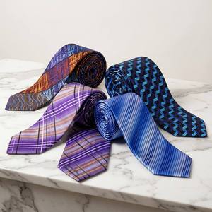 Cravates de Luxe en Jacquard 3D Tissé, Motifs Géométriques et Ondulés en <span class=keywords><strong>Maille</strong></span>, Polyester Haute Densité, Cravates pour Hommes, Fabrication OEM - Product Image 3