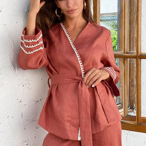 Ensemble short de pyjama en satin avec bordure en dentelle personnalisé Cami, ensemble de vêtements de nuit pour femmes vêtements de détente ensemble de vêtements de nuit/ - Product Image 6