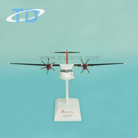 Modelo de Avión Firefiy ATR72-500 Escala 1/100 27cm, Diseño Personalizado, Hecho a Mano, Moldeado por Inyección en ABS, Logotipo Personalizable para Proyectos