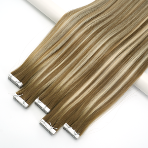 Extensions de <span class=keywords><strong>cheveux</strong></span> humains invisibles à bandes injectées, double épaisseur, <span class=keywords><strong>cheveux</strong></span> vierges Remy européens, qualité salon, vente en gros - Product Image 4