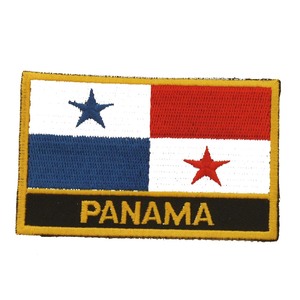 Parche Bordado con Mapa de Panamá, Nuevo y Popular, Insignia Bordada con la Bandera de Panamá, Parche Termoadhesivo - Product Image 1