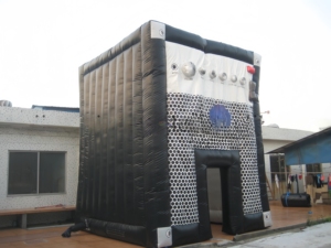 Carpa Inflable con Diseño <span class=keywords><strong>de</strong></span> Radio Grabadora Retro <span class=keywords><strong>de</strong></span> <span class=keywords><strong>los</strong></span> <span class=keywords><strong>90</strong></span> para Fiestas Musicales, Cabina <span class=keywords><strong>de</strong></span> DJ para <span class=keywords><strong>Discotecas</strong></span>, Sala Cúbica para Cantantes y Estrellas - Product Image 3