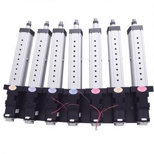 Attuatore Lineare a Basso Rumore con Velocità Regolabile, Motore Elettrico <span class=keywords><strong>Servo</strong></span> Cilindrico con Cuscinetti in Alluminio Non Standard per Simulazione di Movimento - Product Image 1