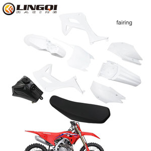 LING QI Moto Accessoires Carénage Corps Kits Ailes Garde-Boue Couverture pour Hond CRF110 2022 - Product Image 4