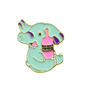 Insignias y Broches Metálicos Personalizados de Animales Adorables con Esmalte Duro, Ecológicos, con Logotipo Personalizado y Acabado Plateado, Admite Tamaños Personalizados - Product Image 4