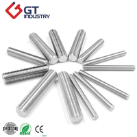 Stainless Steel Fasteners SS304 SS316 SS201 SS310 SS410 904L 2205 M24 M36 M39 M48 M56 M60 Threaded Rod and Stud Bolt