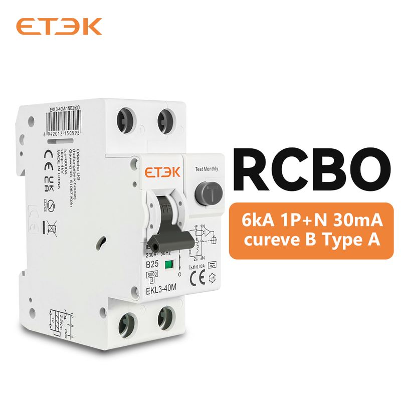 ETEK Smart Miniature Circuit Breaker with