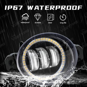 Accesorio para Automóvil Directo de Fábrica, Luz <span class=keywords><strong>Antiniebla</strong></span> LED para Parachoques Delantero para <span class=keywords><strong>Nissan</strong></span> Altima Maxima Murano <span class=keywords><strong>Pathfinder</strong></span> Rogue, Ojos de Ángel Universales - Product Image 2