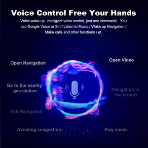 Layar Carplay Motor 5 Inci untuk iPhone Carplay & Android Auto, Sistem Navigasi <span class=keywords><strong>GPS</strong></span> & Musik Carplay Moto Tahan Air ZC11C - Product Image 4