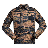 728 Style TC 6535 Ensemble veste et pantalon uniforme tactique de Combat personnalisé Tissu tissé respirant