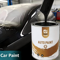 Cat Dasar Epoxy Hitam Solid Otomotif Dua Komponen Lapisan Cair Anti-Korosi Anti-Karat Anti Sinar UV Semprot untuk Mobil