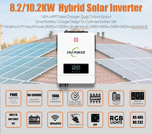 มีสินค้าในสต็อก 1KW 2KW 3KW 4KW 5KW 6KW 8KW 10KW ระบบโซลาร์เซลล์แบบไฮบริดออฟกริดเฟสเดียว พร้อม WIFI MPPT 50HZ 60Hz AC คลื่นไซน์ - Product Image 3