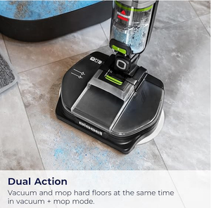 Detalles del producto Bissells SpinWave Vac inalámbrico, fregona giratoria de suelo duro + aspiradora, plano, limpieza multiusos, desinfección de suelo duro - Product Image 4