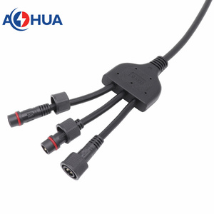 Y hình dạng không thấm nước IP65 Cáp Splitter với cáp mở rộng cho trình điều khiển điện Y-PVC-08 2 Pin Nam Nữ cắm ổ cắm - Product Image 4