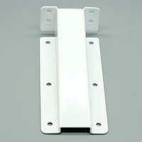 Support de volet en métal blanc de qualité supérieure, fixations de qualité industrielle pour volets de fenêtre, installation facile, usage hôtelier