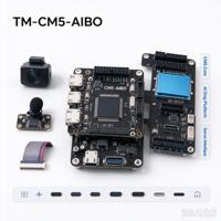 Kit de Contrôleur de Robot IA TM-CM5-AIBOX, Boîtier Edge AI, Module Informatique Raspberry Pi 5, Carte Porteuse ROS2, Caméra MIPI CSI, Servomoteur