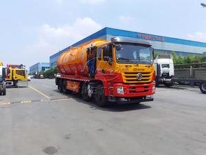 Camión de Succión por Aspiración Dongfeng de 33m³ con 12 Ruedas, Tanque Super Grande y Potente Succión para Limpieza Rápida de Alcantarillado, Pozos de Agua y Tanques de Sedimentos - Product Image 5