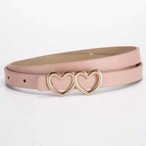 <span class=keywords><strong>Cintura</strong></span> Classica Retrò Vintage in PU per Ragazze, Casual per Jeans, Fibbia in Lega con Motivo Love, <span class=keywords><strong>Cintura</strong></span> per Capelli per Bambini, Larghezza 1,4 cm, Lunghezza 90 cm - Product Image 6
