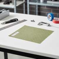 Papier à points de diamant résistant à la chaleur et à la stabilité thermique personnalisé avec adhésif activé par la chaleur pour l'isolation des bobines de transformateur