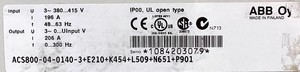 ACS800-04-0140-3 ACS8000401403 ความถี่ 110KW 206A สำหรับ PLC Simatic S7-200 Smart Cpu St40 ระบบอัตโนมัติอุตสาหกรรม พร้อม Simatic S 1 ตัว - Product Image 3
