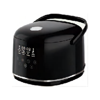 Cuiseur à riz portable multifonctionnel à faible teneur en sucre avec pot antiadhésif en céramique et écran tactile pour la cuisson du riz et de la bouillie