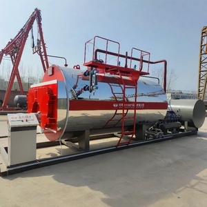 หม้อไอน้ำก๊าซเชื้อเพลิง WNS 5ton 3ton 1 t/h สำหรับโรงกลั่นแอลกอฮอล์ - Product Image 4