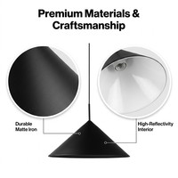 Lampe suspendue moderne et colorée pour bureau et salle à manger, solutions d'éclairage d'usine avec installation de projet