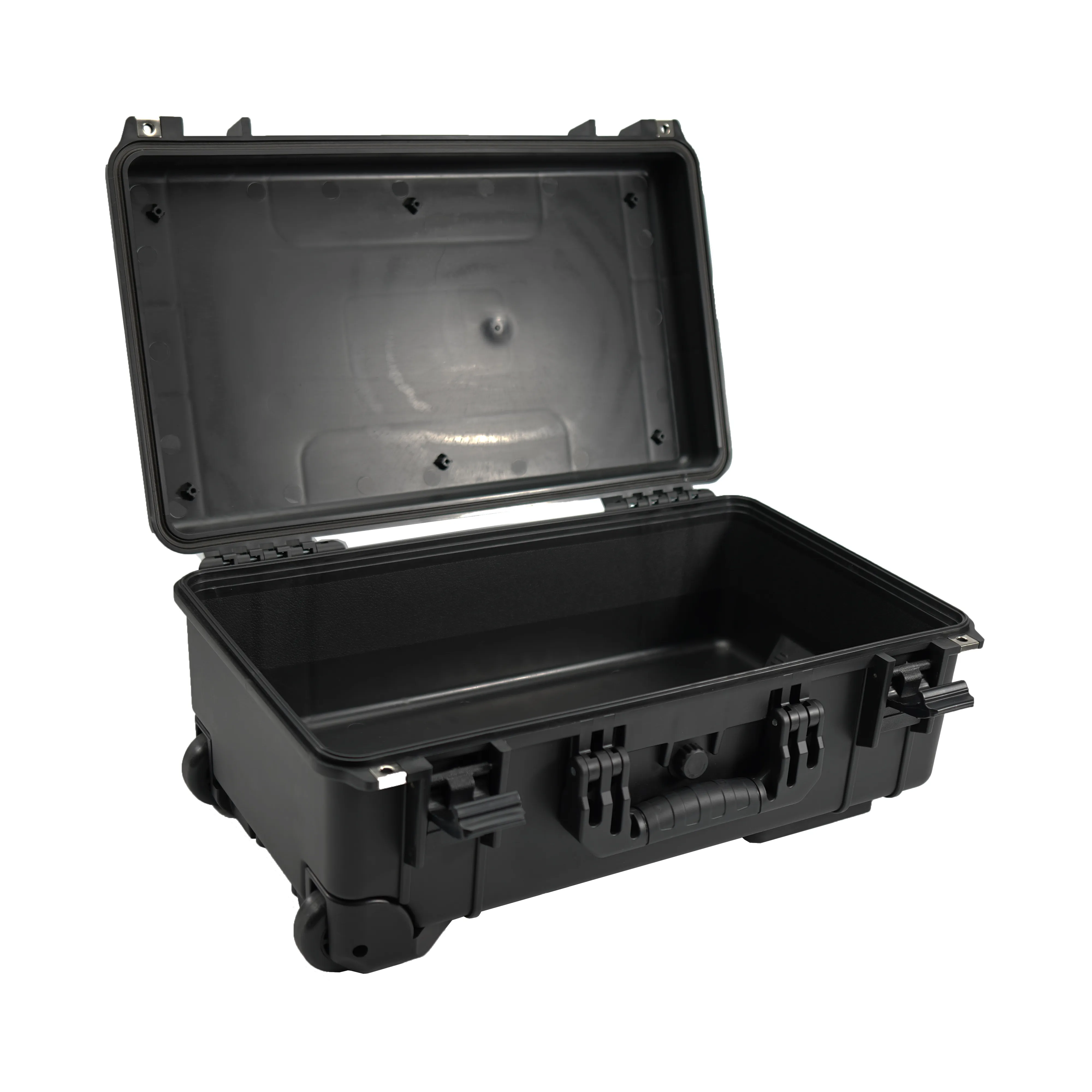 Heavy Duty safety equipment case plastic Carrying Case With Handle waterproof tool box shockproof wheeled case